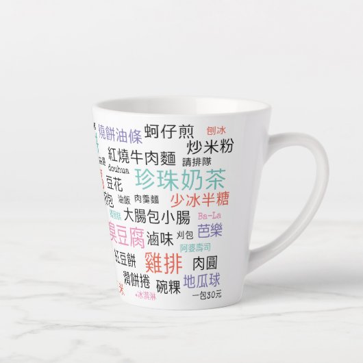 TW-latte Mok-kleur Latte Mok (Rechts)