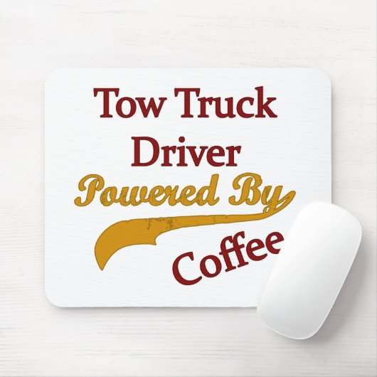 Tw Truck Driver met Koffie Muismat (Met muis)