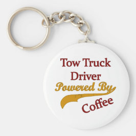 Tw Truck Driver met Koffie Sleutelhanger