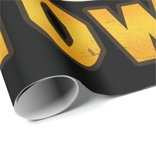 TW-vrachtwagenchauffeur kan niet stuiteren, maar k Cadeaupapier (Rol Hoek)