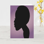 TWA (Lavendar) Greeting Card Kaart (Gele Bloem)