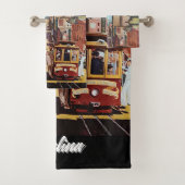 TWA San Francisco Poster chromolithografie kunst Bad Handdoek (Insitu)