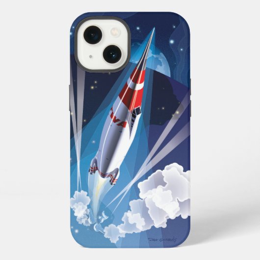 TWA-vlieger: iPhone-hoes iPhone Hoesje (Achterkant)