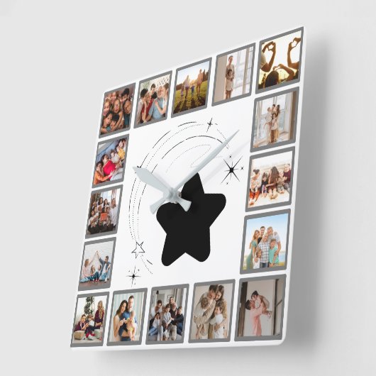 Twaalf21 Pas 16 fotoklok aan Vierkante Klok (Hoek)