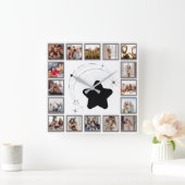 Twaalf21 Pas 16 fotoklok aan Vierkante Klok (Huis)