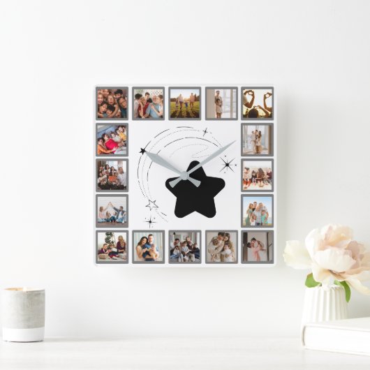 Twaalf21 Pas 16 fotoklok aan Vierkante Klok (Huis)