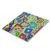 Twaalf 20 6 x 6 keramische Tegel Tegeltje (Zijkant)