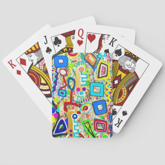 Twaalf 20 speelkaarten (Achterkant)