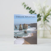 twaalf apostacks briefkaart (Staand voorkant)