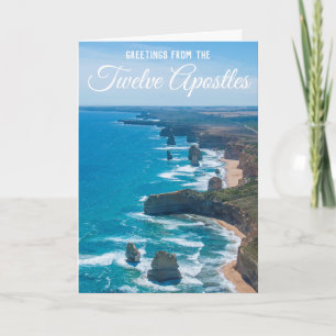 Twaalf apostelen Great Ocean Road Air Aerial Kaart