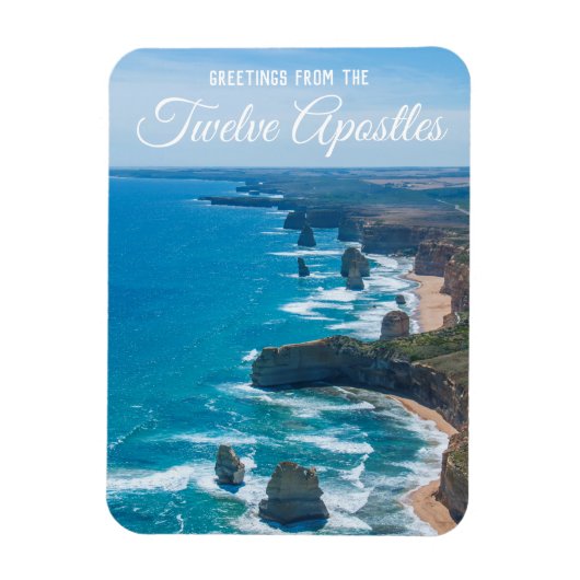 Twaalf apostelen Great Ocean Road Air Aerial Magneet (Verticaal)