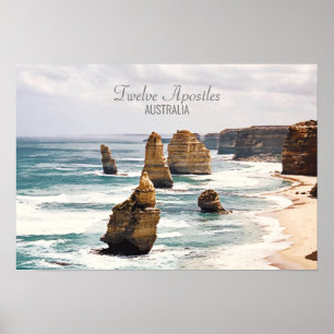 Twaalf apostelen Victoria Australië Poster