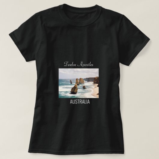 Twaalf apostelen Victoria Australië T-shirt (Design voorkant)
