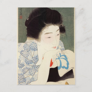 Twaalf aspecten van de "Morning Hair Torii Kotondo Briefkaart