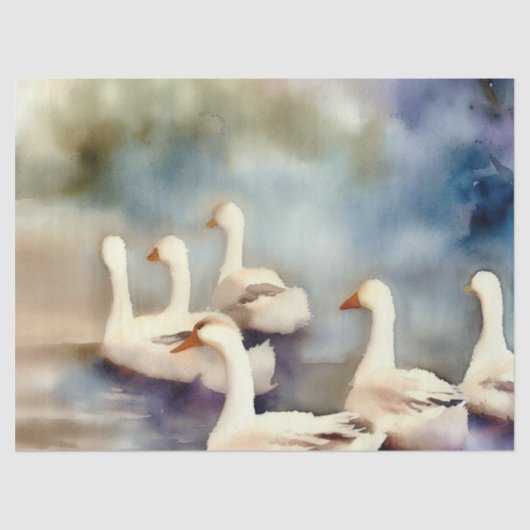 Twaalf dagen kerst: A-legganzen, B), Tissuepapier (Voorkant)