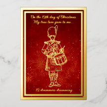 Twaalf dagen Kerst, Drummers Drumming