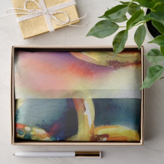 Twaalf dagen kerst: gouden ringen (D), Tissuepapier (Geschenk)