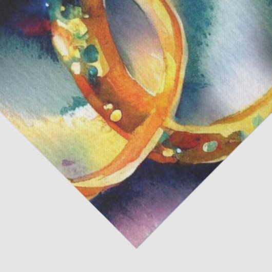 Twaalf dagen kerst: gouden ringen (D), Tissuepapier (Detail)