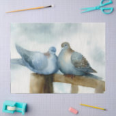 Twaalf dagen kerst: Turtle Doves (B), Tissuepapier (Craft)