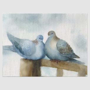 Twaalf dagen kerst: Turtle Doves (B), Tissuepapier