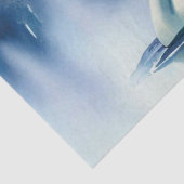 Twaalf dagen kerst: zwanen A-zwemmen (A), Tissuepapier (Detail)