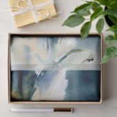 Twaalf dagen kerst: zwanen A-zwemmen (B), Tissuepapier (Geschenk)