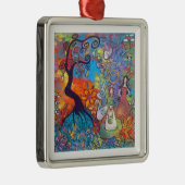 Twaalf dagen kerstkerstversiering metalen ornament (Rechts)