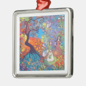 Twaalf dagen kerstkerstversiering metalen ornament (Links)