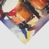Twaalf dagen Kerstmis: Drummers Drummen (A), Tissuepapier (Detail)