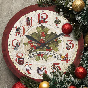  twaalf dagen kerstmis grote klok