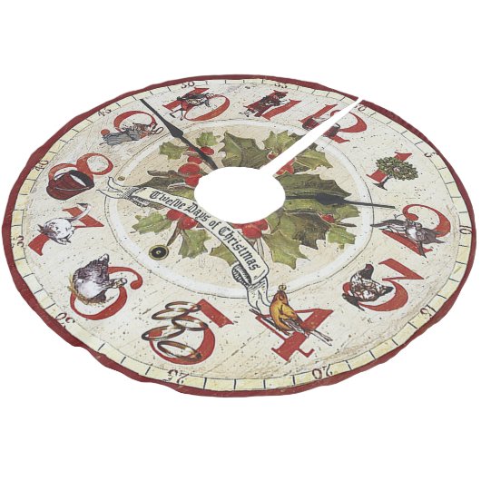  twaalf dagen kerstmis kerstboom rok (Gekanteld)