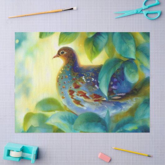 Twaalf dagen Kerstmis: Partridge, (C) Tissuepapier (Craft)