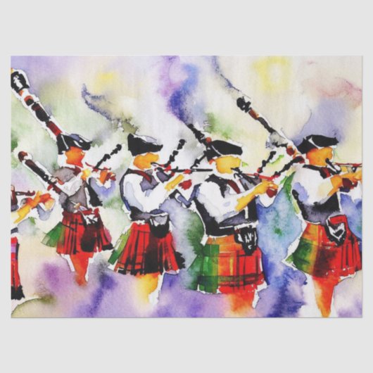Twaalf dagen Kerstmis: Pipers Piping (B), Tissuepapier (Voorkant)
