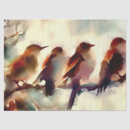 Twaalf dagen Kerstmis: Vogels roepen (A), Tissuepapier