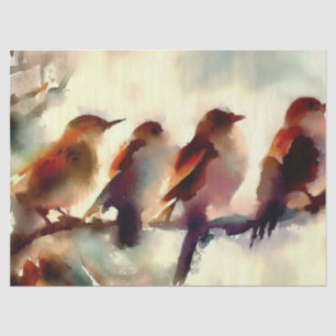 Twaalf dagen Kerstmis: Vogels roepen (A), Tissuepapier