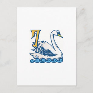 Twaalf dagen Kerstmis - Zeven zwemmen a-zwemmen Feestdagenkaart