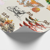 Twaalf dagen van kerst inpakpapier (Hoek)