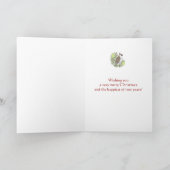 Twaalf Dagen van Kerstkaart Feestdagen Kaart (Binnen)