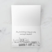 Twaalf dagen van Kerstkaart Feestdagen Kaart (Binnen)