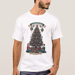 Twaalf Dagen van Kerstmis T-shirt, Sierlijke Giftb T-shirt