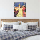Twaalf dansprinsen feiale tinten canvas afdruk (Insitu (Slaapkamer))