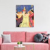 Twaalf dansprinsen feiale tinten canvas afdruk (Insitu (Woonkamer))
