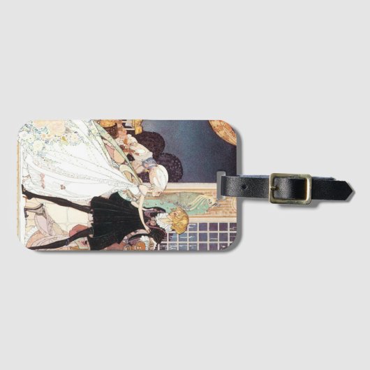  Twaalf-dansprinsen van Kay Nielsen Bagagelabel (Voorkant (horizontaal))