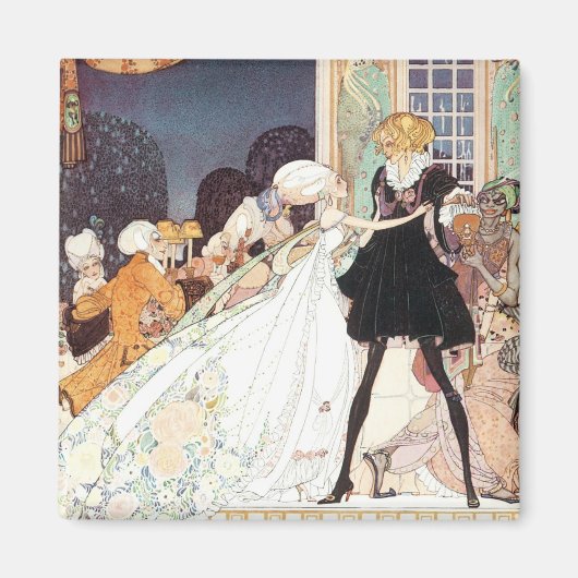  Twaalf-dansprinsen van Kay Nielsen Magneet (Voorkant)