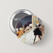 Twaalf-dansprinsen van Kay Nielsen Ronde Button 5,7 Cm (Voorkant /achterkant)