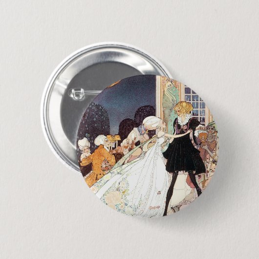  Twaalf-dansprinsen van Kay Nielsen Ronde Button 5,7 Cm (Voorkant /achterkant)