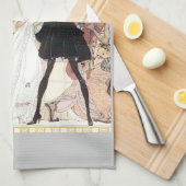 Twaalf-dansprinsen van Kay Nielsen Theedoek (Quarter Fold)