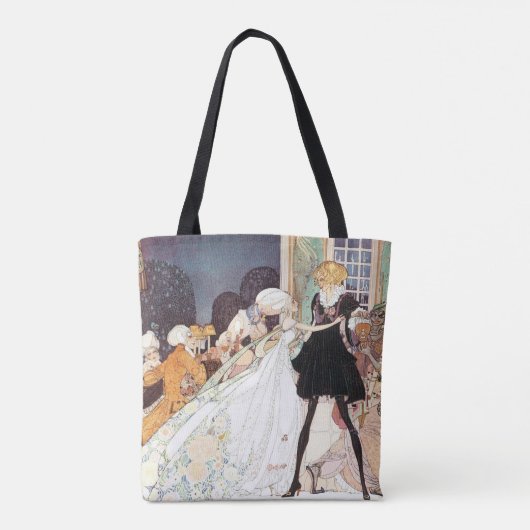 Twaalf-dansprinsen van Kay Nielsen Tote Bag (Achterkant)