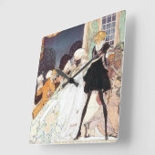  Twaalf-dansprinsen van Kay Nielsen Vierkante Klok (Hoek)