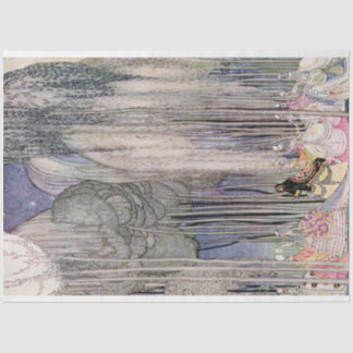 Twaalf dansprinters tissuepapier